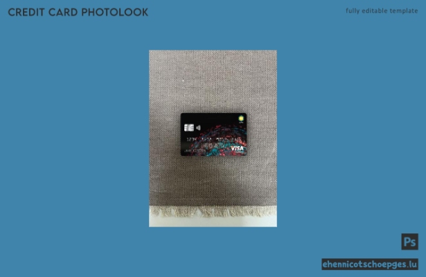 USA MOVO Bank Visa Classic Karte Fotoansicht Beispielvorschau